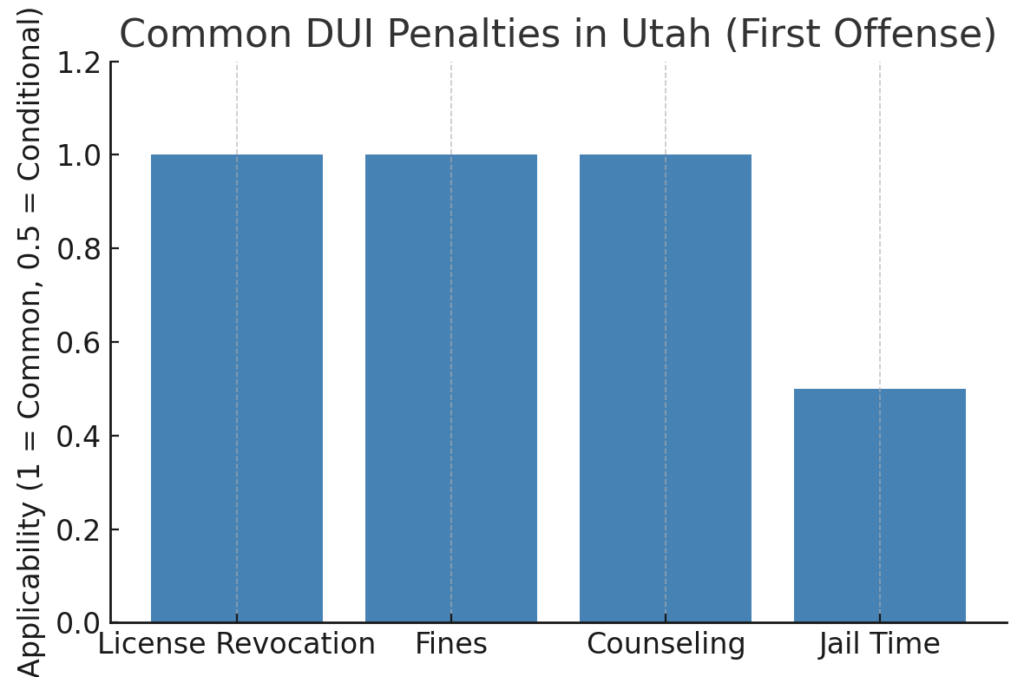 Common DUI Penalties in Utah (First Offense)